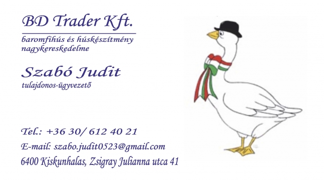 BD Trader Kft - Szabó Judit