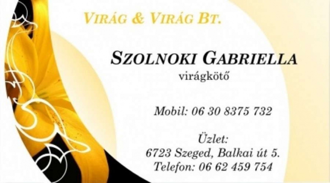 Szolnoki Gabriella Virágkötő Szeged