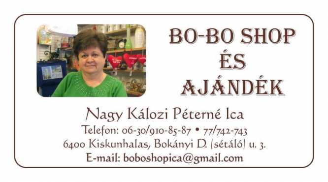Bo Bo Shop Ajándék