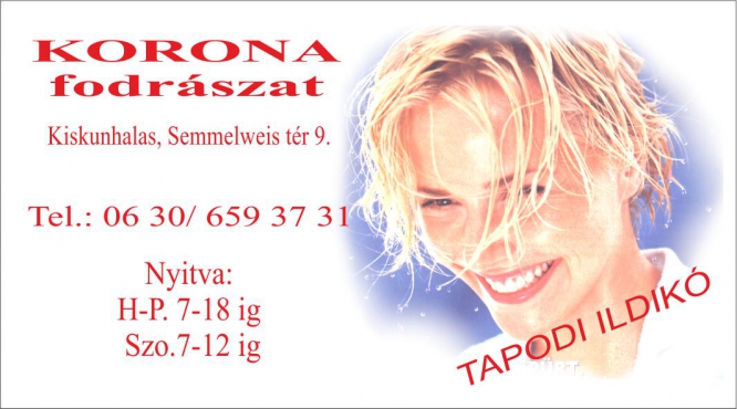 Tapodi Ildikó hairdresser